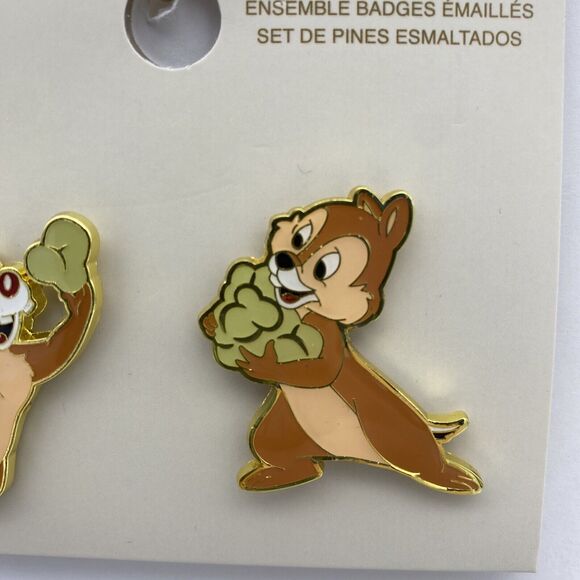 Loungefly Walt Disney World Pin Chip 'N Dale & Popcorn 50th Anniversary 2 Pins - Picture 4 of 7